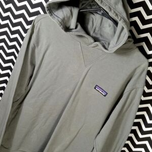 PATAGONIA regenerative organic cotton hoodie sweatshirt women's medium - b4